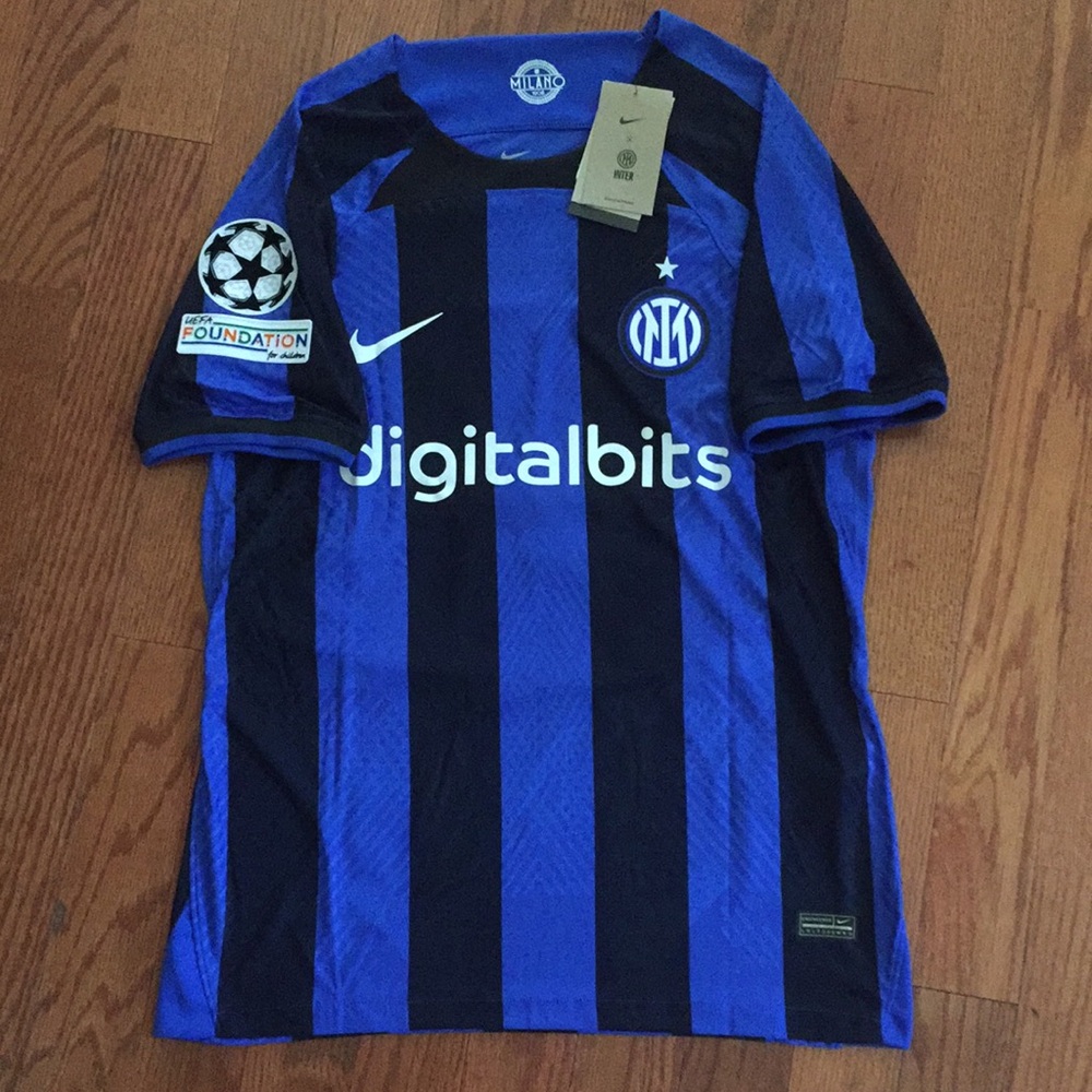 Inter Milan Player Version Jersey Lukaku 2022 XL